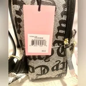 Black Beige JUICY BILLBOARD SM BACKPACK Juicy Couture | Bags | Juicy Couture Small Blackbeige  main image 3